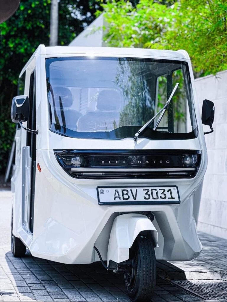 Electric threewheeler launched in Sri Lanka Colombo Times